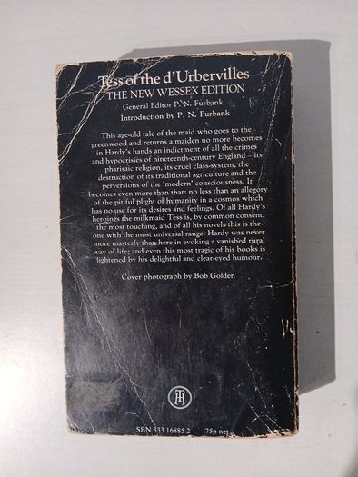 Tess of The d'Ubervilles by Thomas Hardy