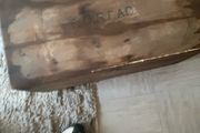 Two vintage storage boxes/trunks one contains original materials/survival equipment all intact can send further videos and pics when requested