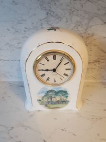 Vintage Royal Tara Bone China Mantle Clock