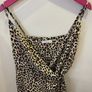 BERSHKA Leopard Frill Wrap Dress Size L! Image 6