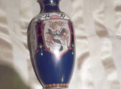a lovely antique chinese or japanese  cloisonne vase