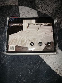 Brand New luxury satin duvet cover set king size