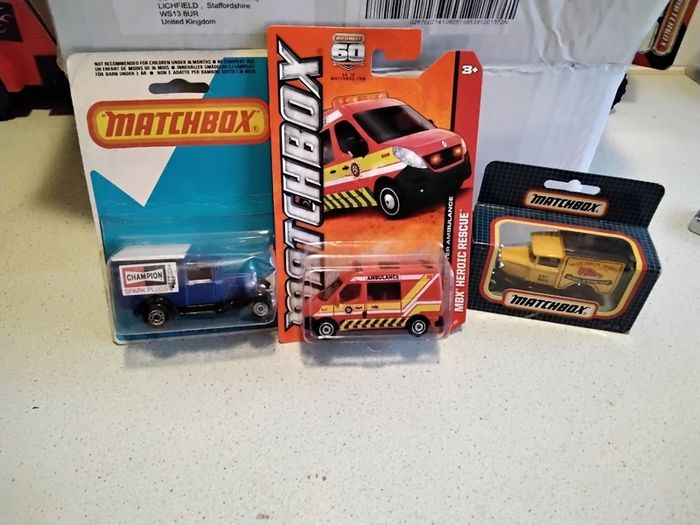 Models matchbox cars