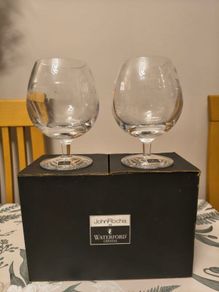 John Rocha Geo Brandy Glasses