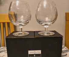 John Rocha Geo Brandy Glasses
