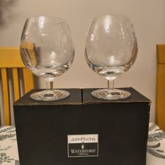 John Rocha Geo Brandy Glasses