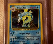 Pokemon Graded Gyarados CGC card