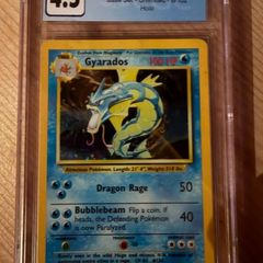 Pokemon Graded Gyarados CGC card