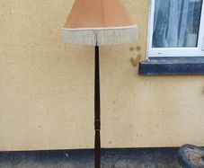 Vintage Mahogany Floor Lamp