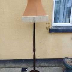 Vintage Mahogany Floor Lamp