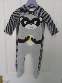 NEW Baby Boy Du Pareil Au Meme Sleepsuit Size 12 months