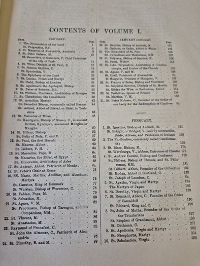 Unique Find. Butler's Lives of the Saints- complete 4 volume set 1928