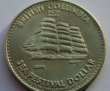Canada 1978 Sea Festival Dollar Vancouver UNC