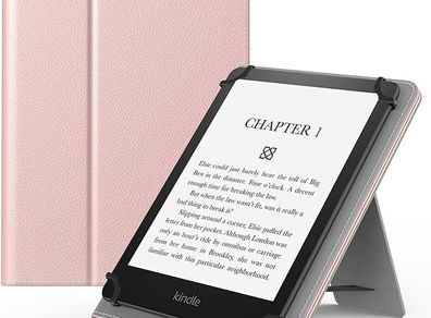MoKo Universal Case for 6",6.8",7" Kindle eReaders, Rose Gold