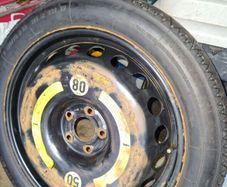 spare wheel Mercedes w221