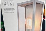 2 Zinc Outdoor Minerva Wall Lanterns (Brand New in Boxes)