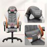 Huzaro Force 2.7 Grey Velour Gaming Chair Image 8