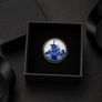 Vintage Delft 835 Silver & Hand Painted Ceramic Brooch Image 2