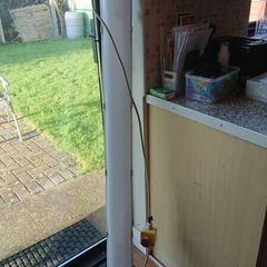 Tornado element protection LED Lamp with fitting clamps, cable and switch. Shed house clearance sale unwanted stuff gift car boot sale Spring sale now on garage workshop garden lamp Cordless Power Tools 12V 20V 40V