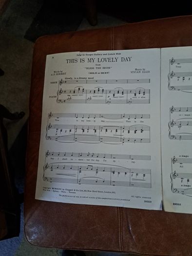 1950's  Shhet Music