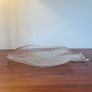 Large Vintage Fish Glass Serving Platter Plate Tray, Pasabahce Image 2