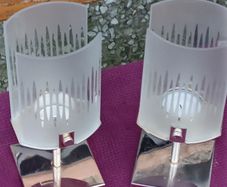 Pair of presume Vintage Tealight Holder