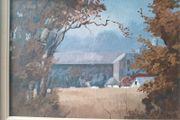 "Gethsemany Trappist Monastery".Impressionist Oil  Painting on Canvas.