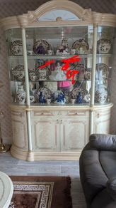 marble cabinet & coffee table