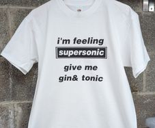 oasis inspired Supersonic tshirt