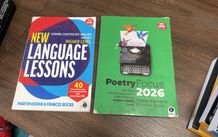 Poetry Focus 2026 and New Language Lessons. English Higher Level Leaving Cert