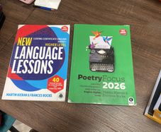 Poetry Focus 2026 and New Language Lessons. English Higher Level Leaving Cert