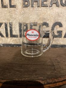 Vintage Phoneix beer half pint glass