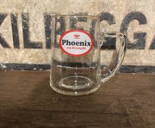 Vintage Phoneix beer half pint glass