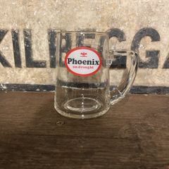 Vintage Phoneix beer half pint glass