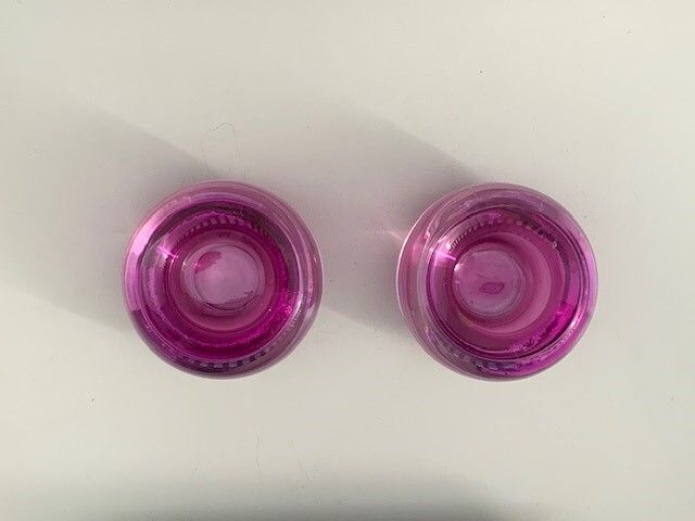 Vintage Slovenian Mouth-blown Tealight Holders