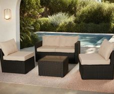 Last Units Available, Florida Garden Rattan Sofa
