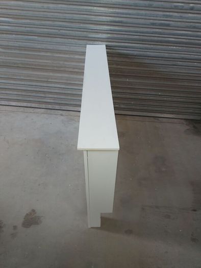 White radiator cover
