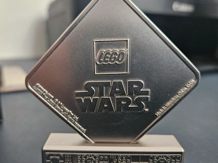 LEGO Star Wars Mandalorian Grogu Lenticular Display Metal Card Coin