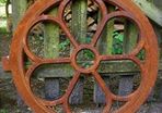 Round Iron Window, Former Gable Window Stable Window, Wall Window Gable Approx.