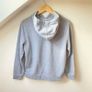Tommy Hilfiger Grey Rhinestone Logo Hoodie S Image 5