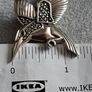 sterling silver humming bird brooch Image 5