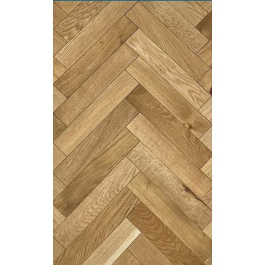 Engineered 5mm Oak Rustic Unfinished Herringbone
