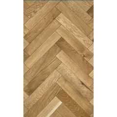 Engineered 5mm Oak Rustic Unfinished Herringbone