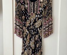 Diane von Furstenberg silk dress, to the knee