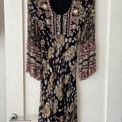 Diane von Furstenberg silk dress, to the knee