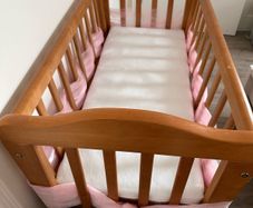 Baby Elegance Wooden Glider Crib