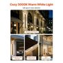 2 Pack, 1000 mm Long Strip Modern Exterior Wall Sconce Light Fixtures, 3000K Warm White, IP65 Waterproof Anti-Rust Outside Wall Mount Lighting, for House, Porch, Garage Image 3