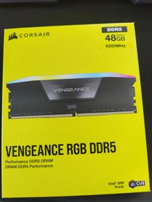 Corsair Vengeance Rgb Ddr5 Ram 48gb (2x24gb) 5200mhz Cl38 Intel Xmp Icue Compatible Computer Memory