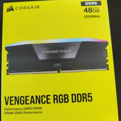 Corsair Vengeance Rgb Ddr5 Ram 48gb (2x24gb) 5200mhz Cl38 Intel Xmp Icue Compatible Computer Memory