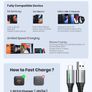 USB-C to USB-C Fast Charging Cable 2m, 100W Power Delivery,  Extra-Long & Durable, Compatible with iPhone, Samsung, Android, iPad, Laptop & More Image 6